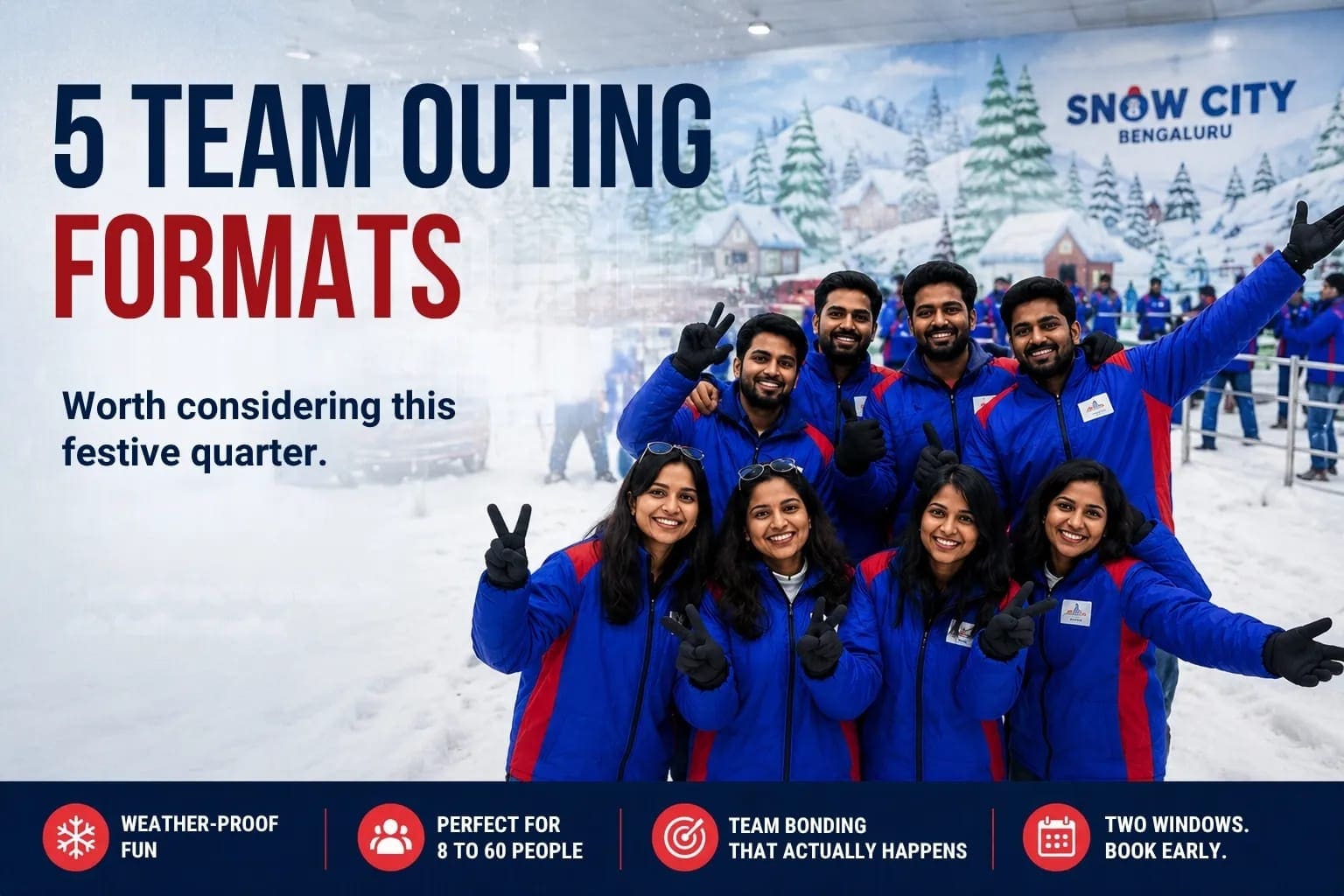 5 Best Team Outing in Bangalore Formats for the Festive Quarter (2026)