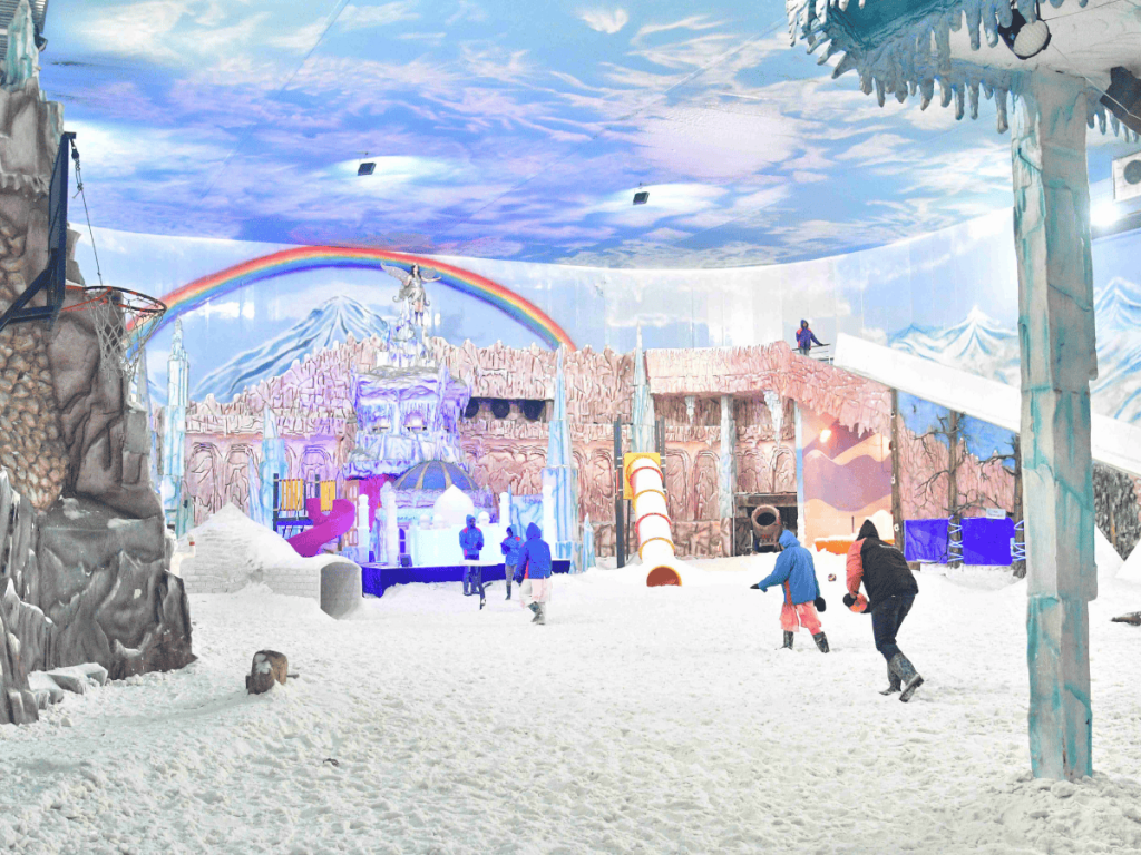 Amusement Park in Bangalore snowcity.